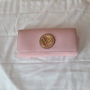 Michael Kors Pink Leather Wallet